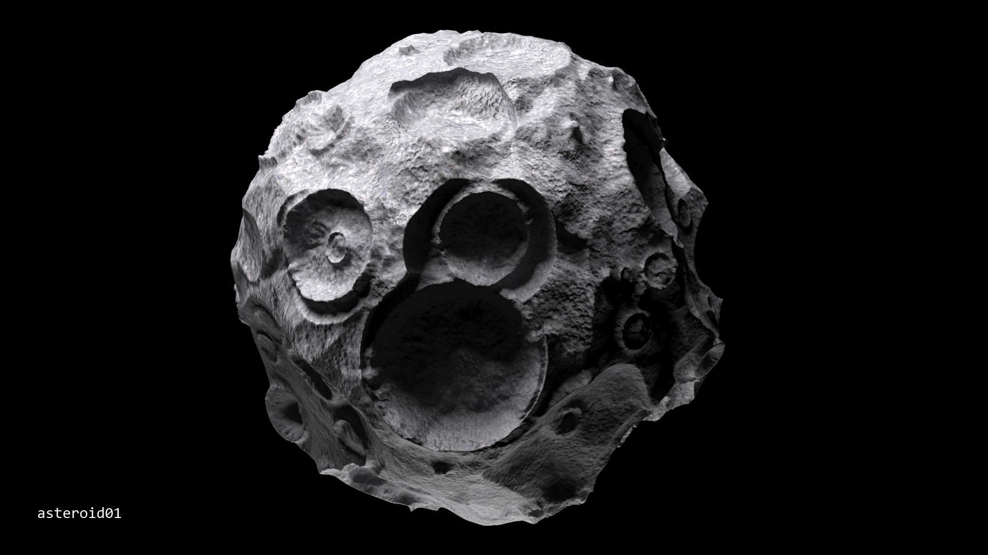 Asteroids BUNDLE 3D model_9