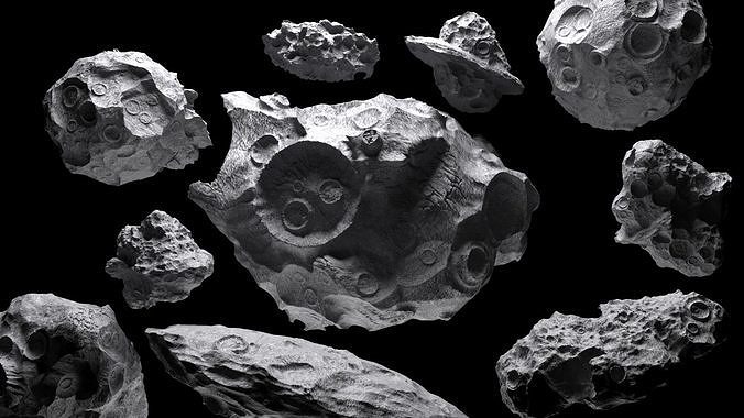 Asteroids BUNDLE 3D model