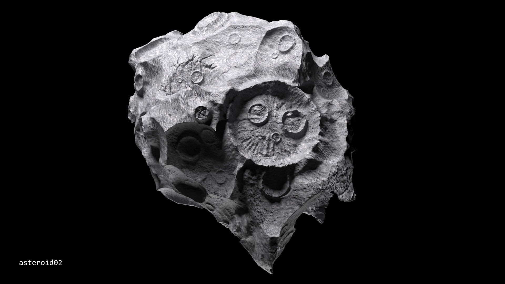 Asteroids BUNDLE 3D model_17