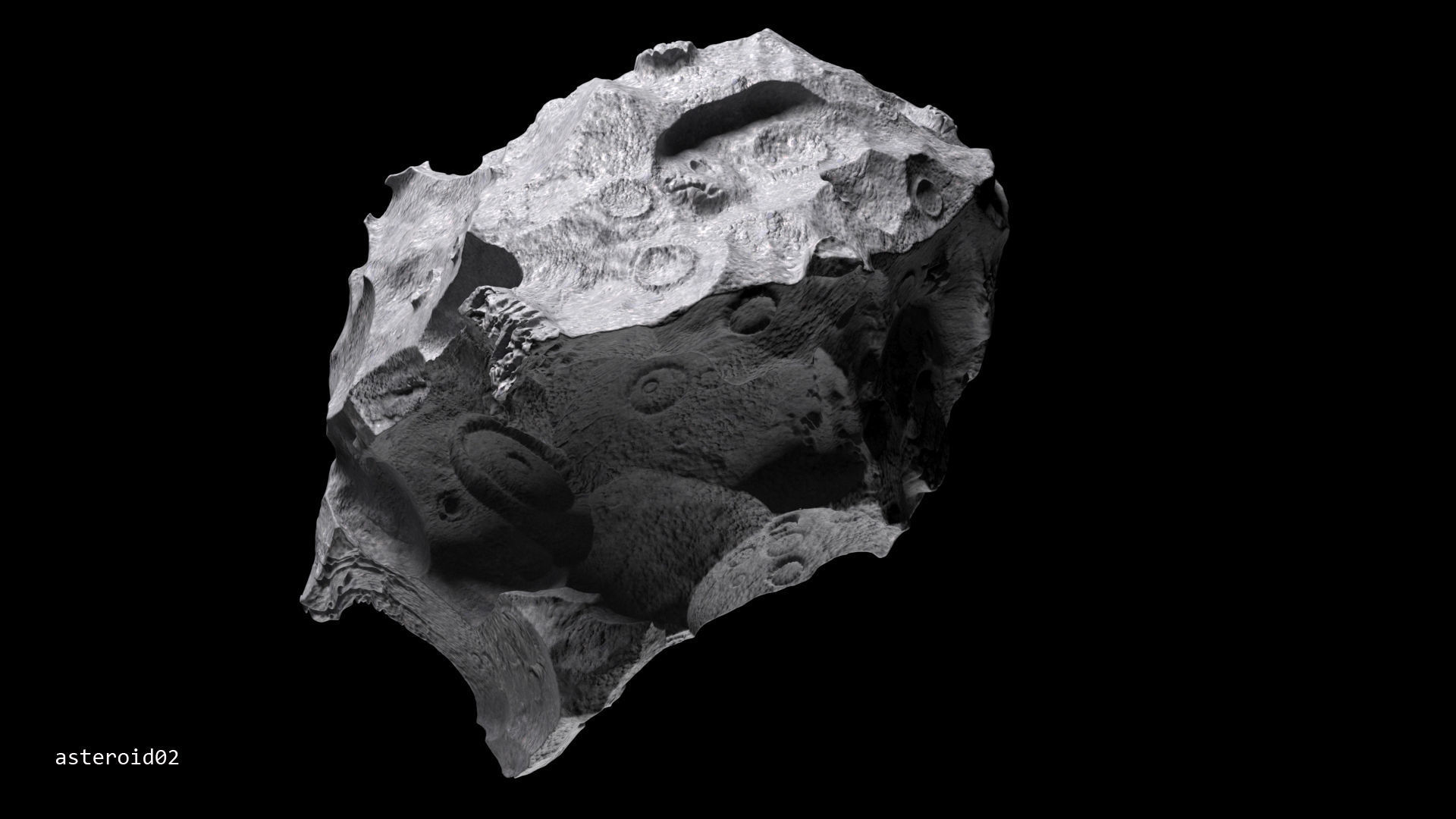 Asteroids BUNDLE 3D model_14