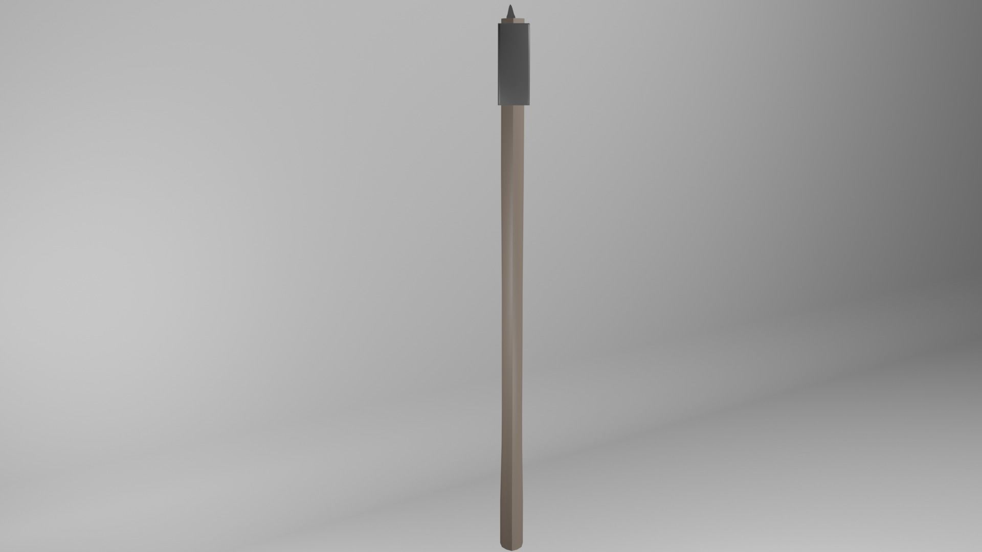 Low-poly Axe for Game Low-poly 3D model_3