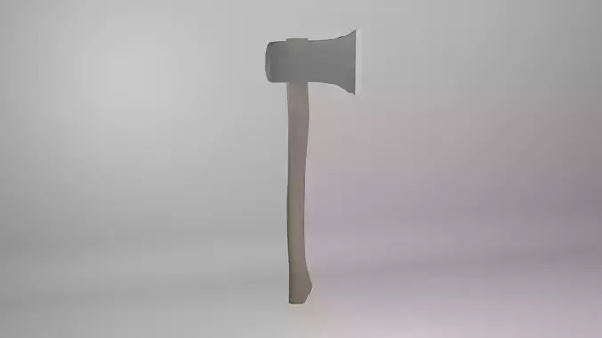 Low-poly Axe for Game