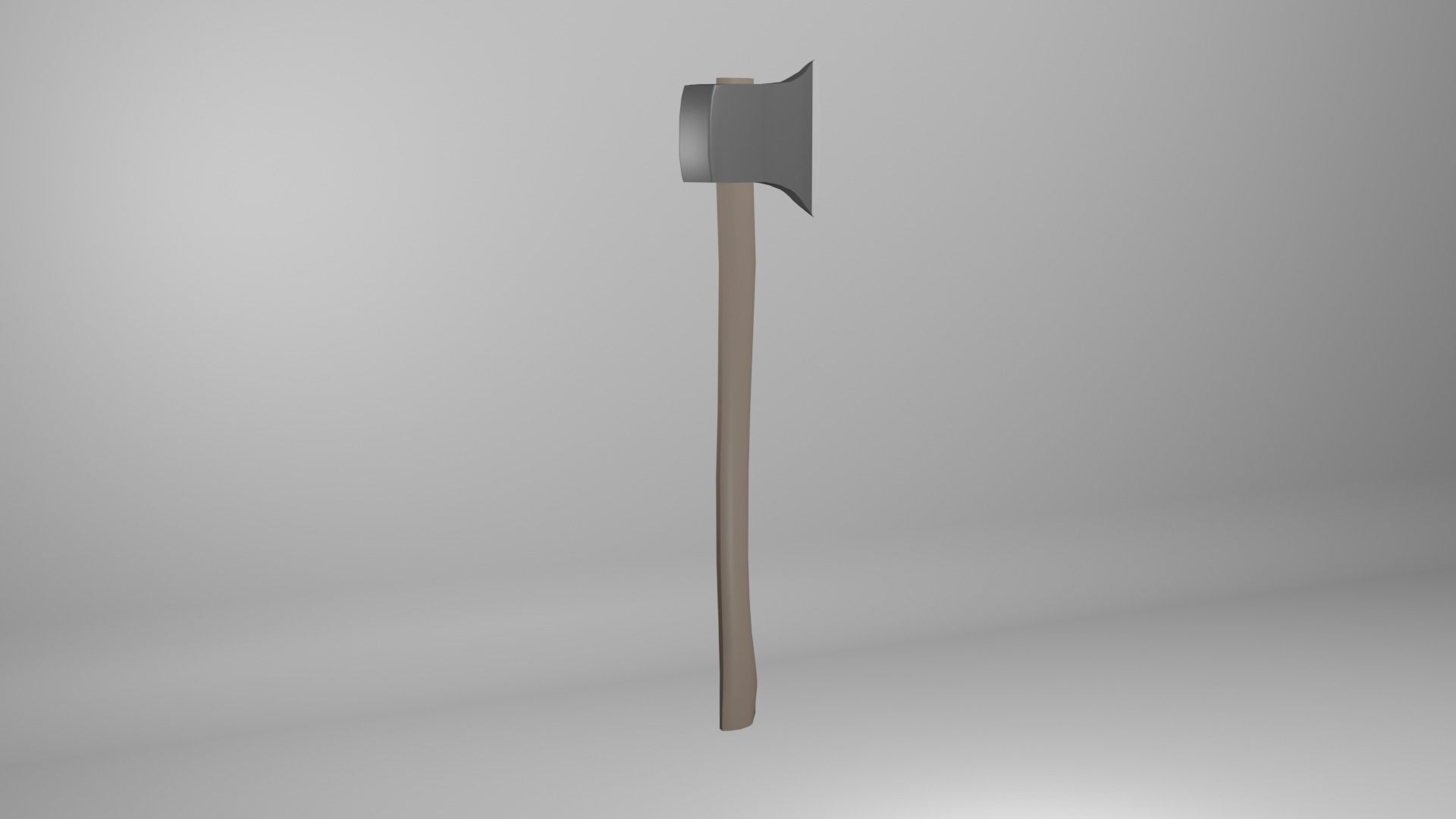Low-poly Axe for Game Low-poly 3D model_1