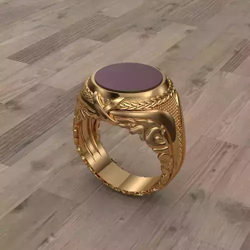  Mens Ring Onyx