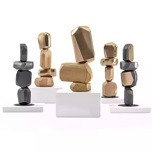 Sculptures Arik levy Micro rock formation 3D model