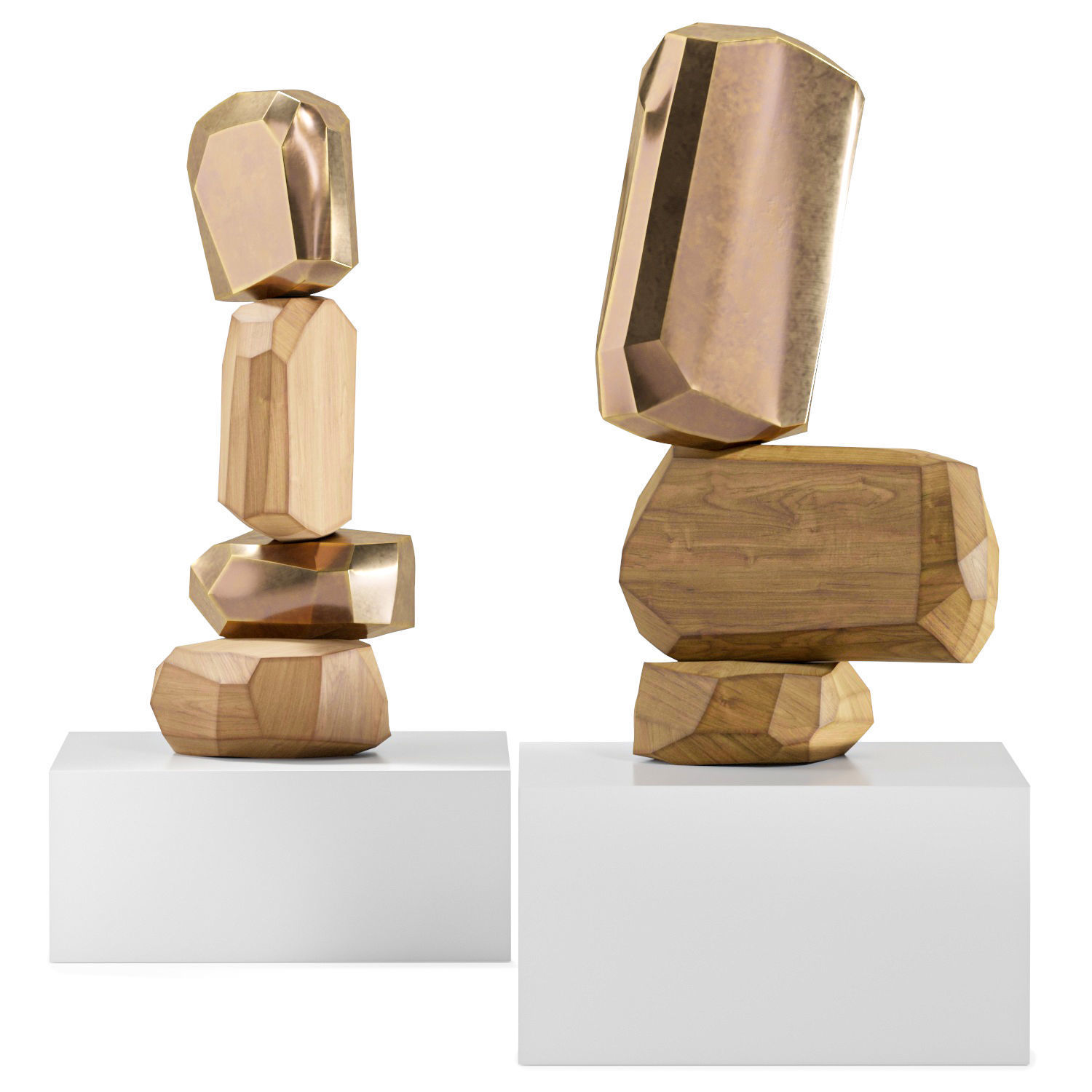 Sculptures Arik levy Micro rock formation 3D model_1