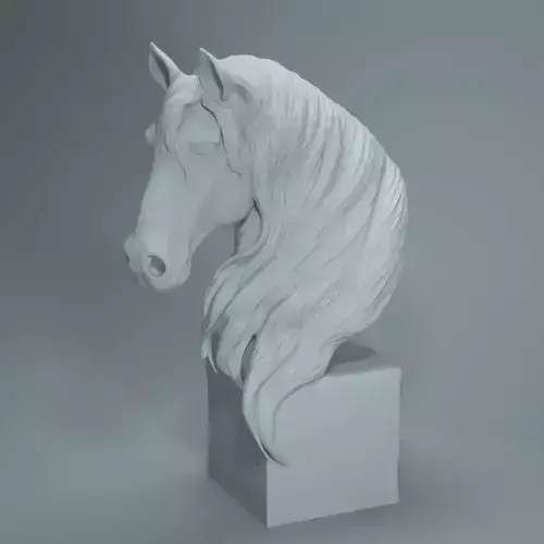 Horse Bust 01a