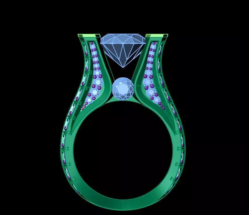 fantasia ring 3D print model