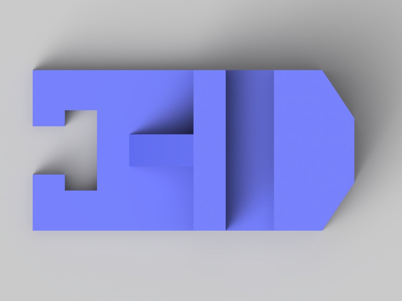 Geometric figure 05 - Tutorial model 3D print model_1