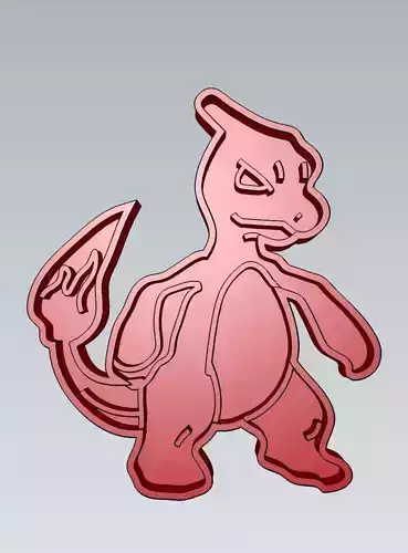 Pokemon Charmeleon Cookie Cutter Stamp Cake Decorating