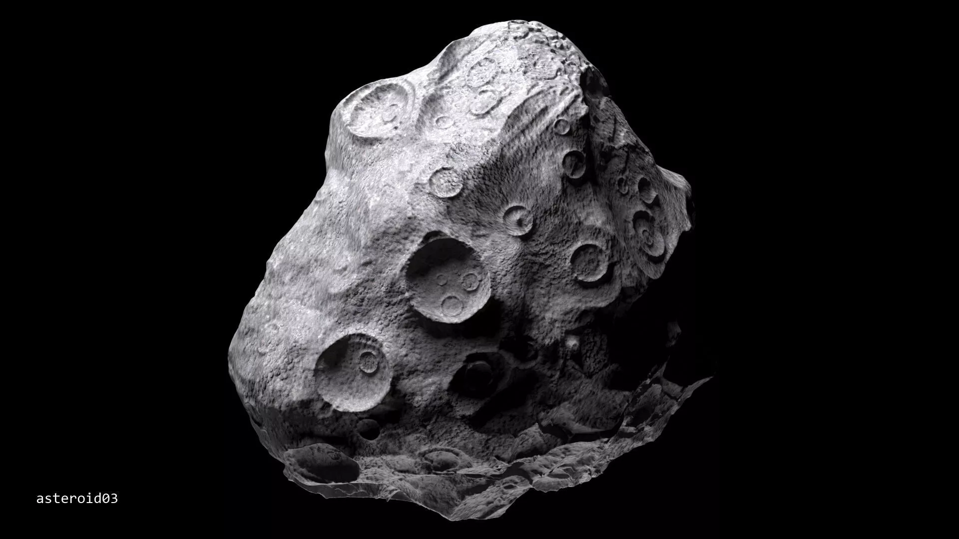 Asteroid 03 3D model | CGTrader