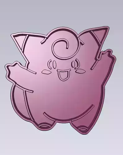 Pokemon Clefairy Cookie Cutter Stamp Cake Decorating