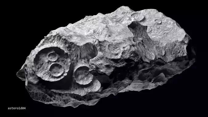 Asteroid 04 3D model