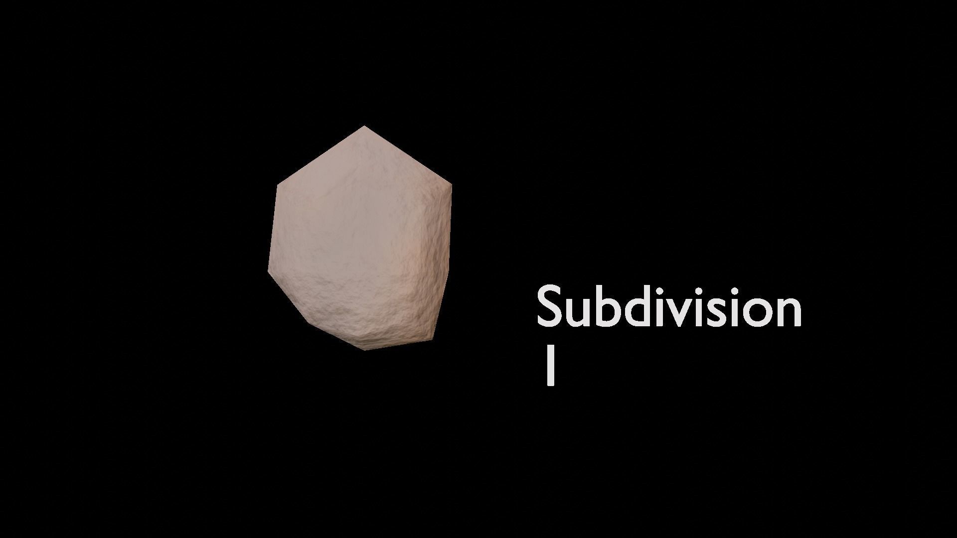 Blender Procedural Rocks Free low-poly 3D model_5