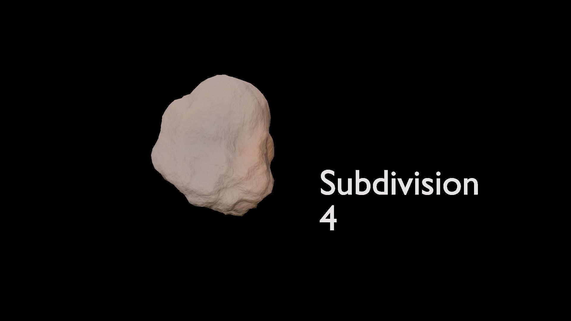 Blender Procedural Rocks Free low-poly 3D model_8