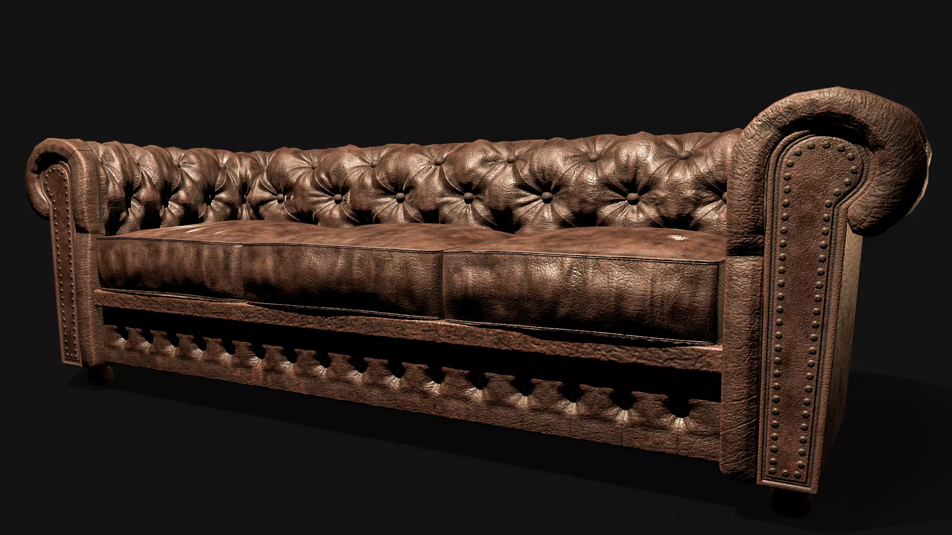 Chesterfield sofa 3D model