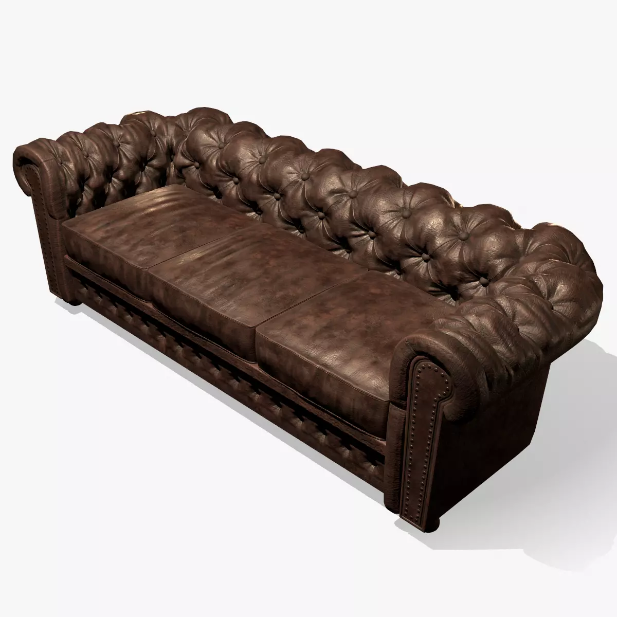 Chesterfield sofa 3D model_0