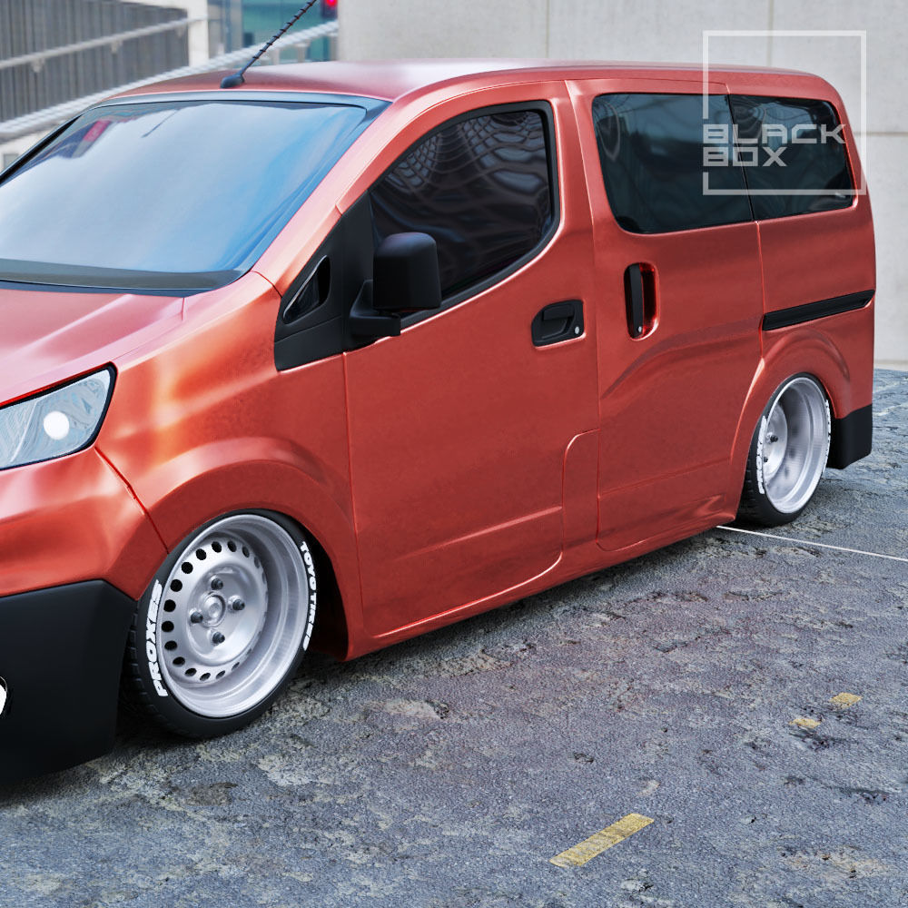 T4 STEEL WHEEL SET 4 AND 5 BOLTS FRONT AND REAR for diecast 3D print model_5