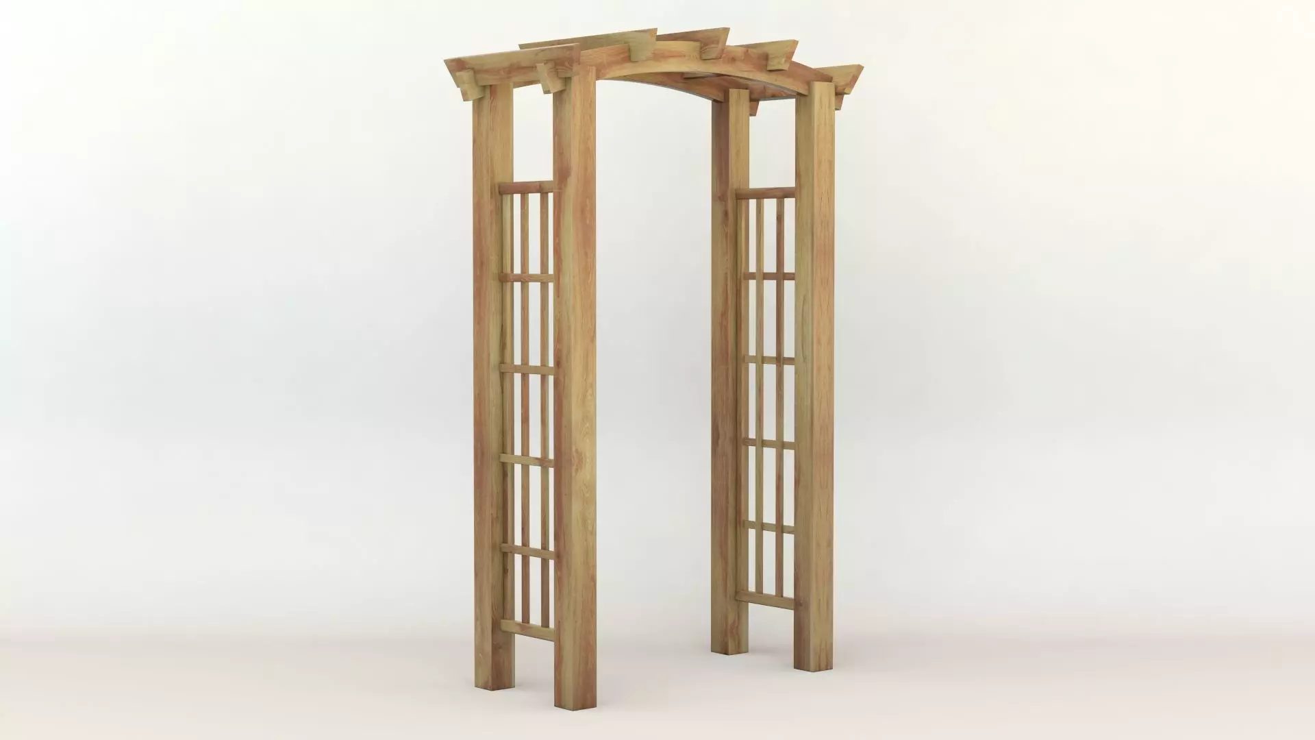 Garden Arch 3D model_0