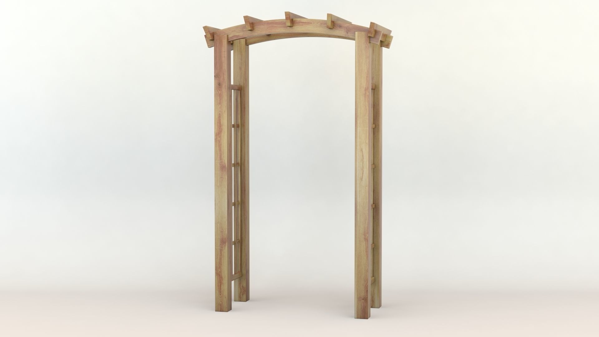 Garden Arch 3D model_3