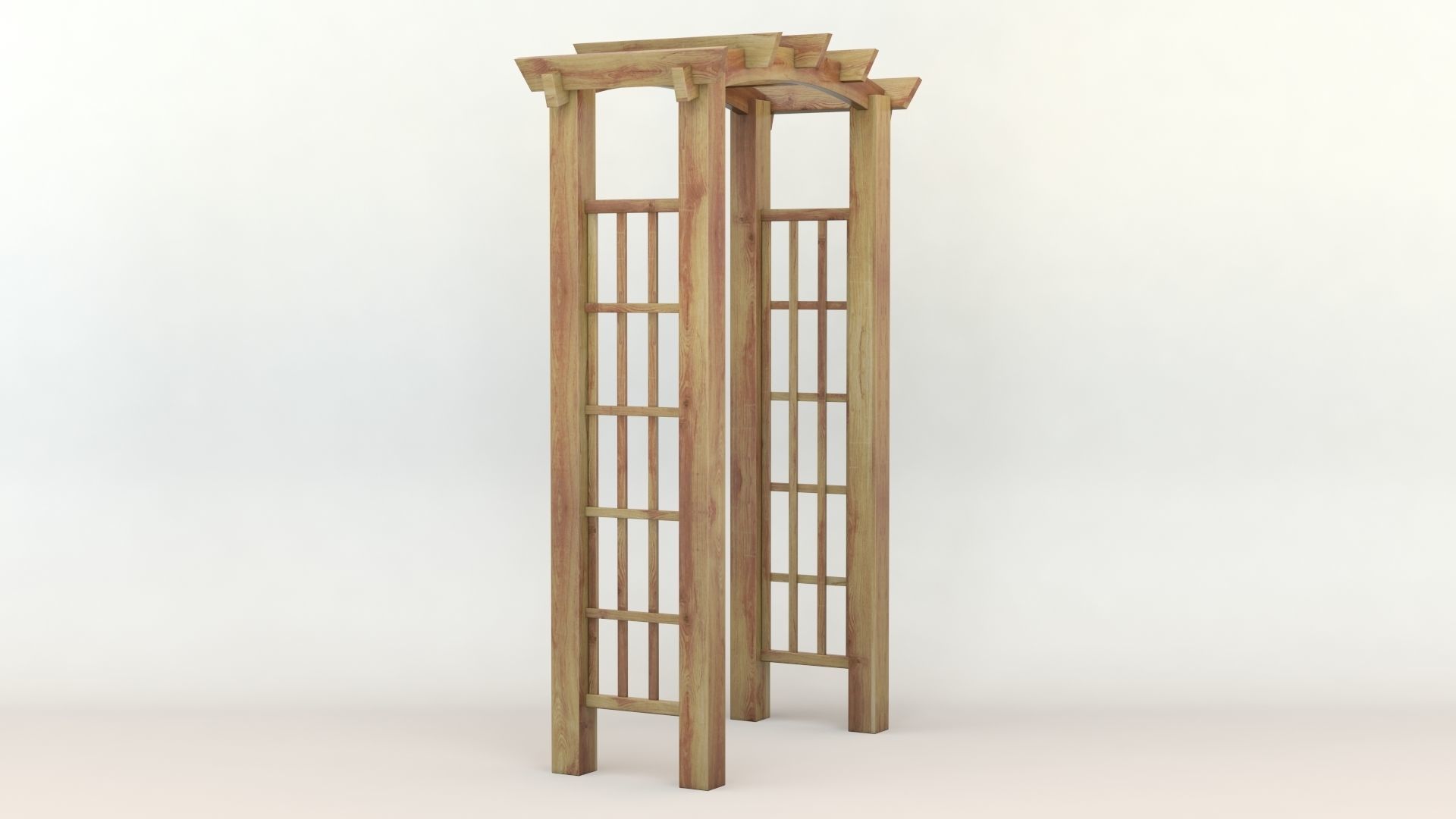 Garden Arch 3D model_1