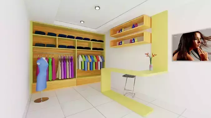 Loja de Roupa - Cloth Store 3D model