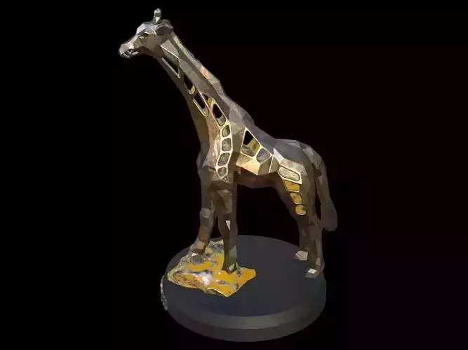 Steampunk Giraffe Rock