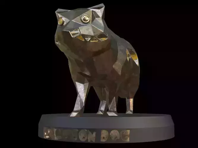 Steampunk Raccoon dog Pose