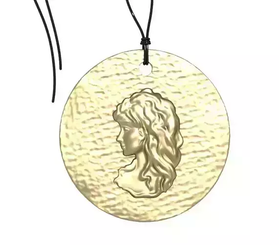 Zodiac Coin Virgo 3D print model