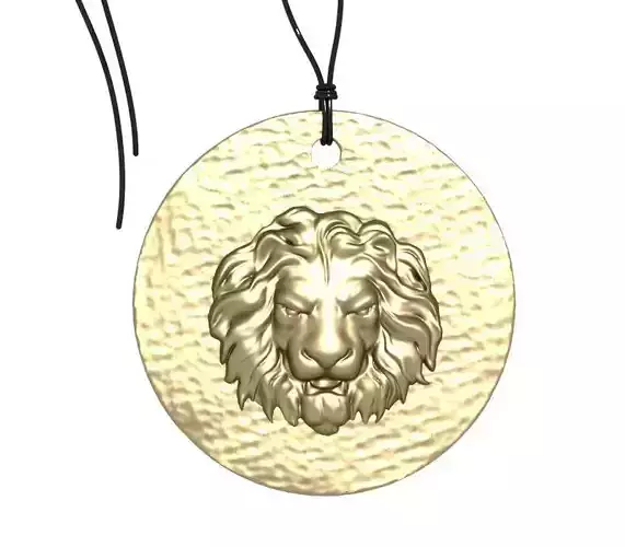 Zodiac Coin Leo 3D print model