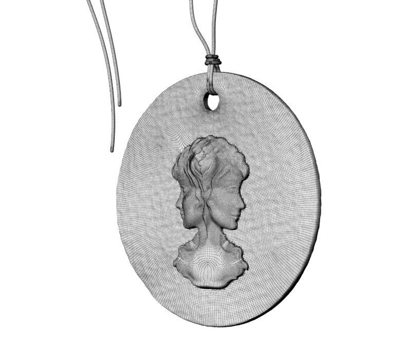 Zodiac Coin Gemini 3D print model_22