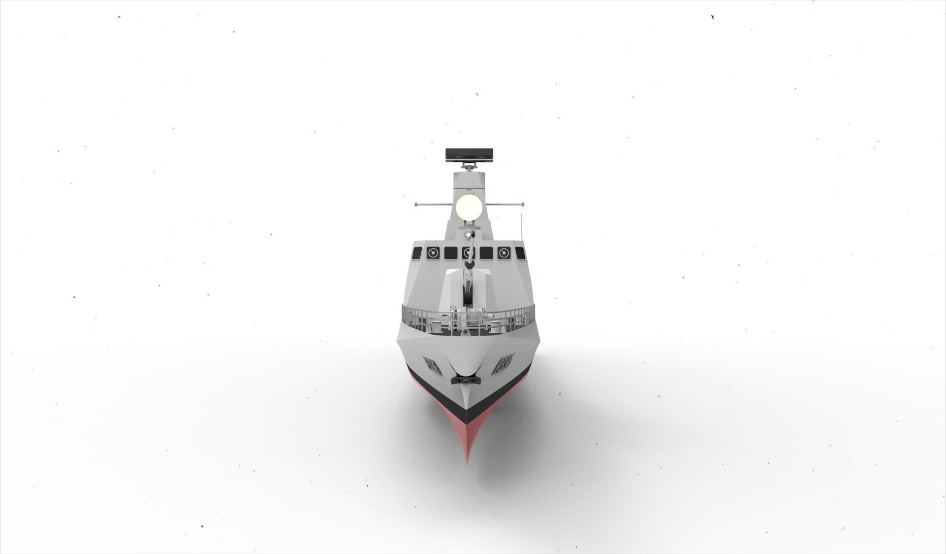 kilic class corvette 3D model_4