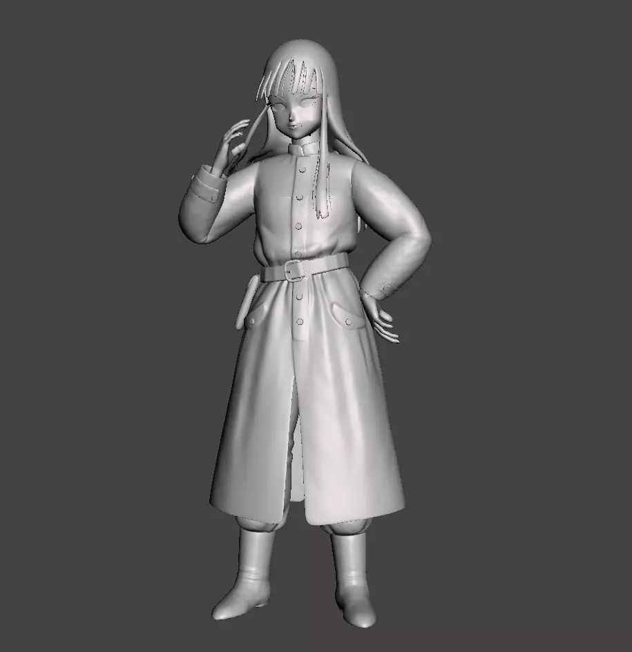 Mai 3D Model girl 3D print model_0