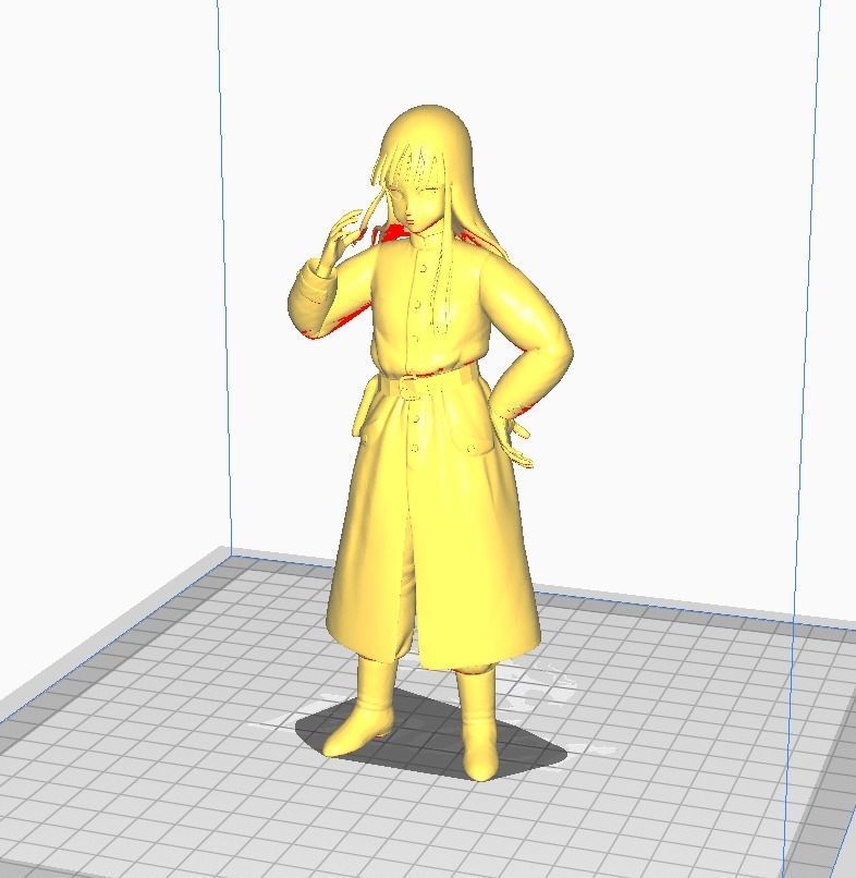 Mai 3D Model girl 3D print model_2