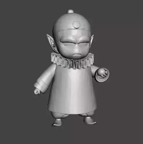 Pilaf 3D Model dragon ball z 3D print model