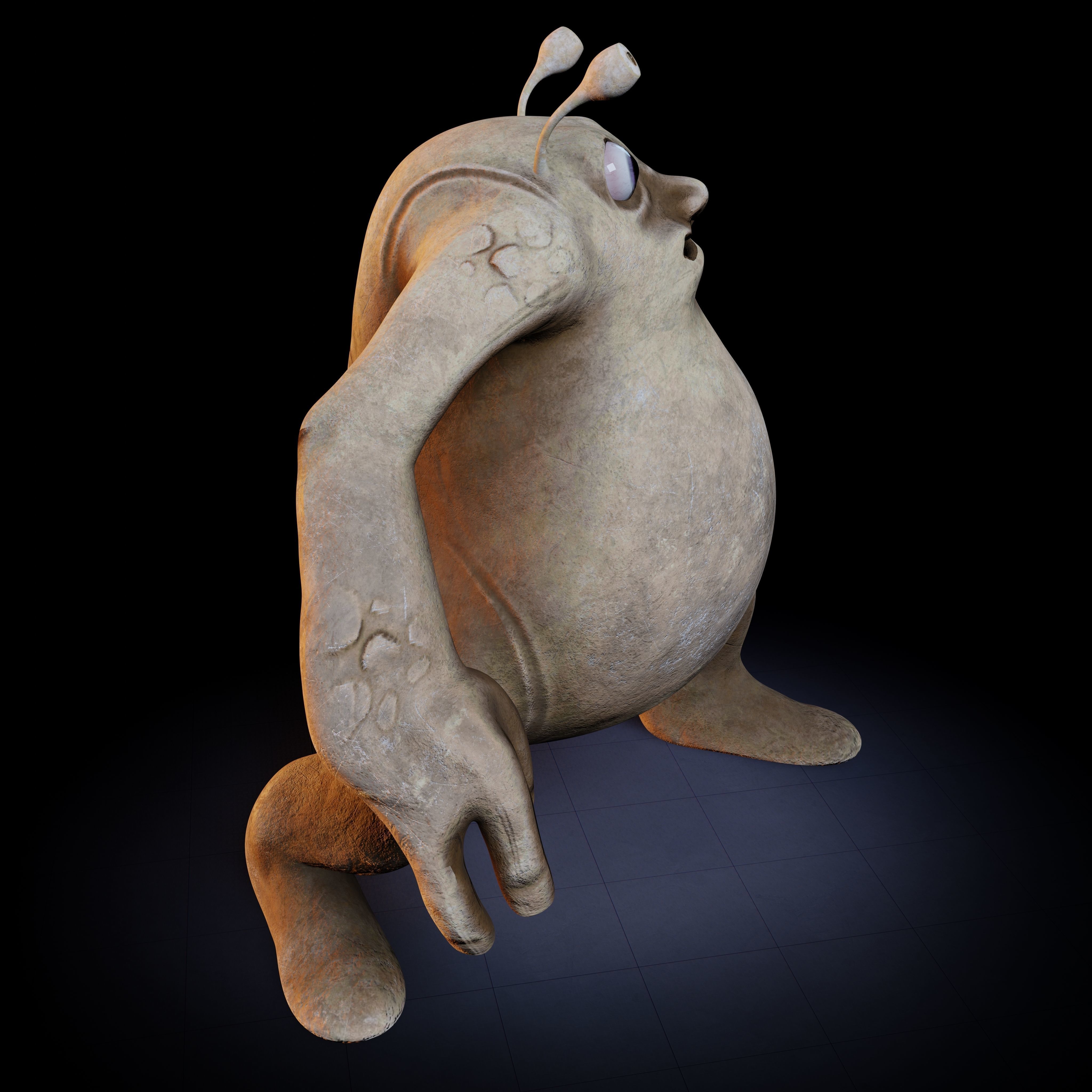 Rodolfo Creature Rigged PBR Low-poly 3D model_32