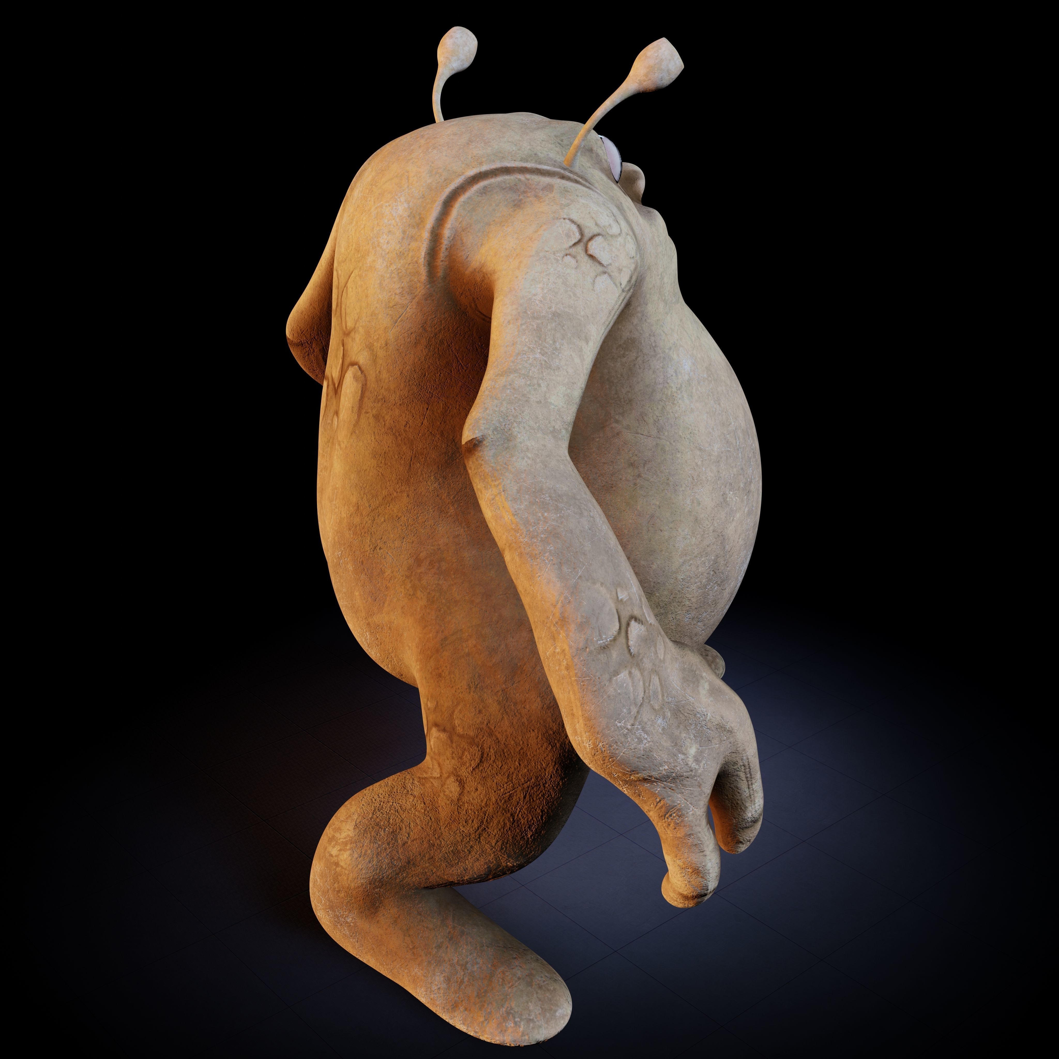 Rodolfo Creature Rigged PBR Low-poly 3D model_30