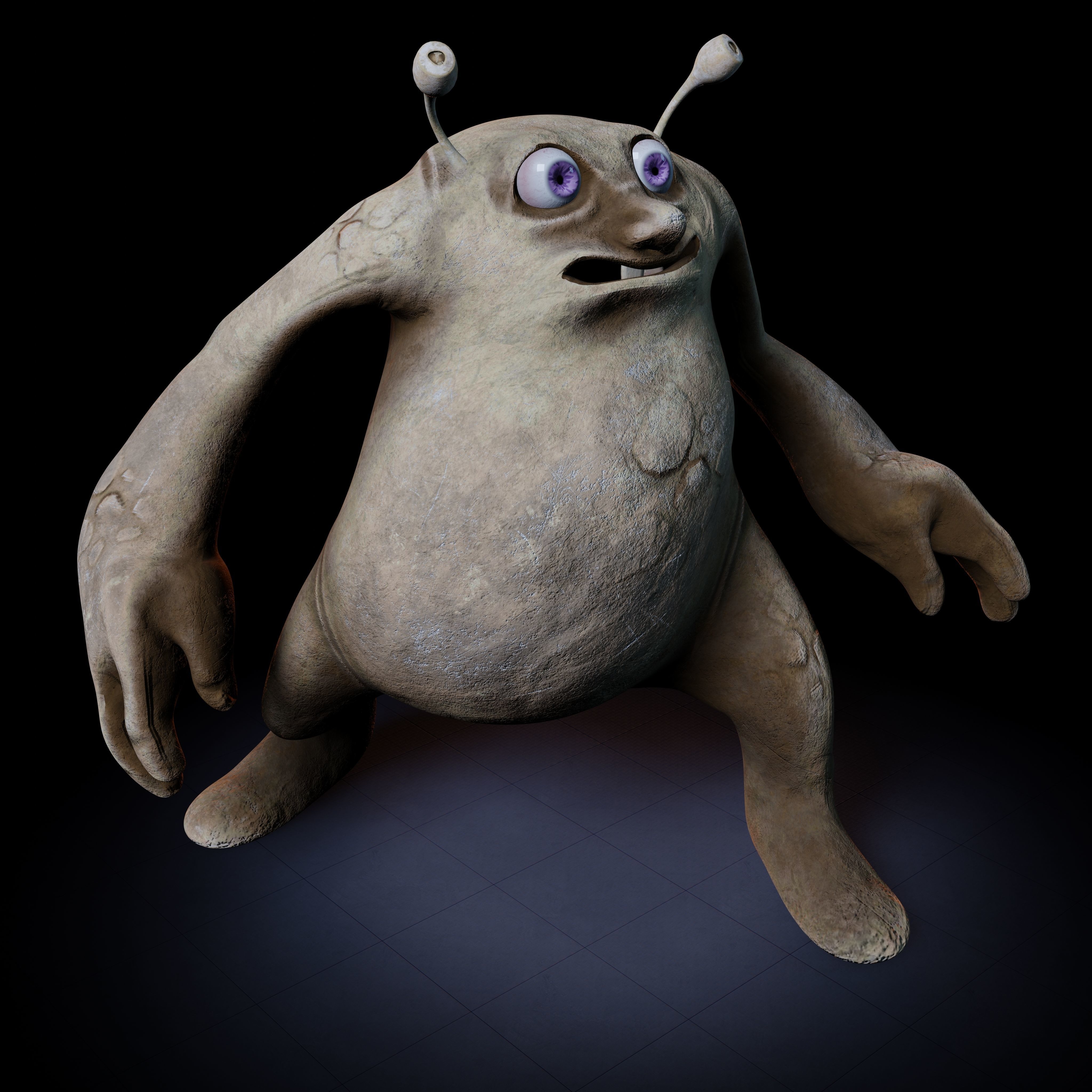 Rodolfo Creature Rigged PBR Low-poly 3D model_37