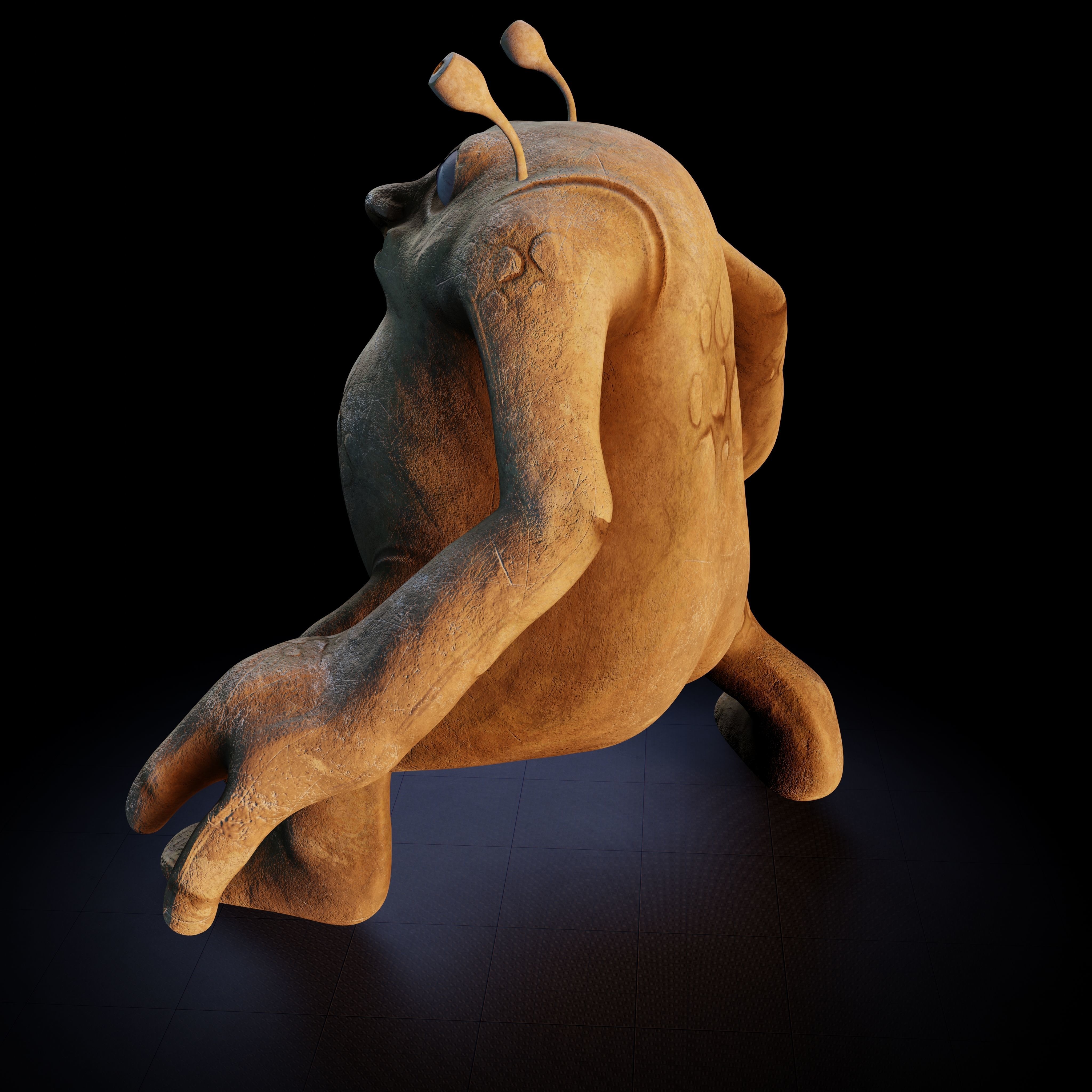 Rodolfo Creature Rigged PBR Low-poly 3D model_21