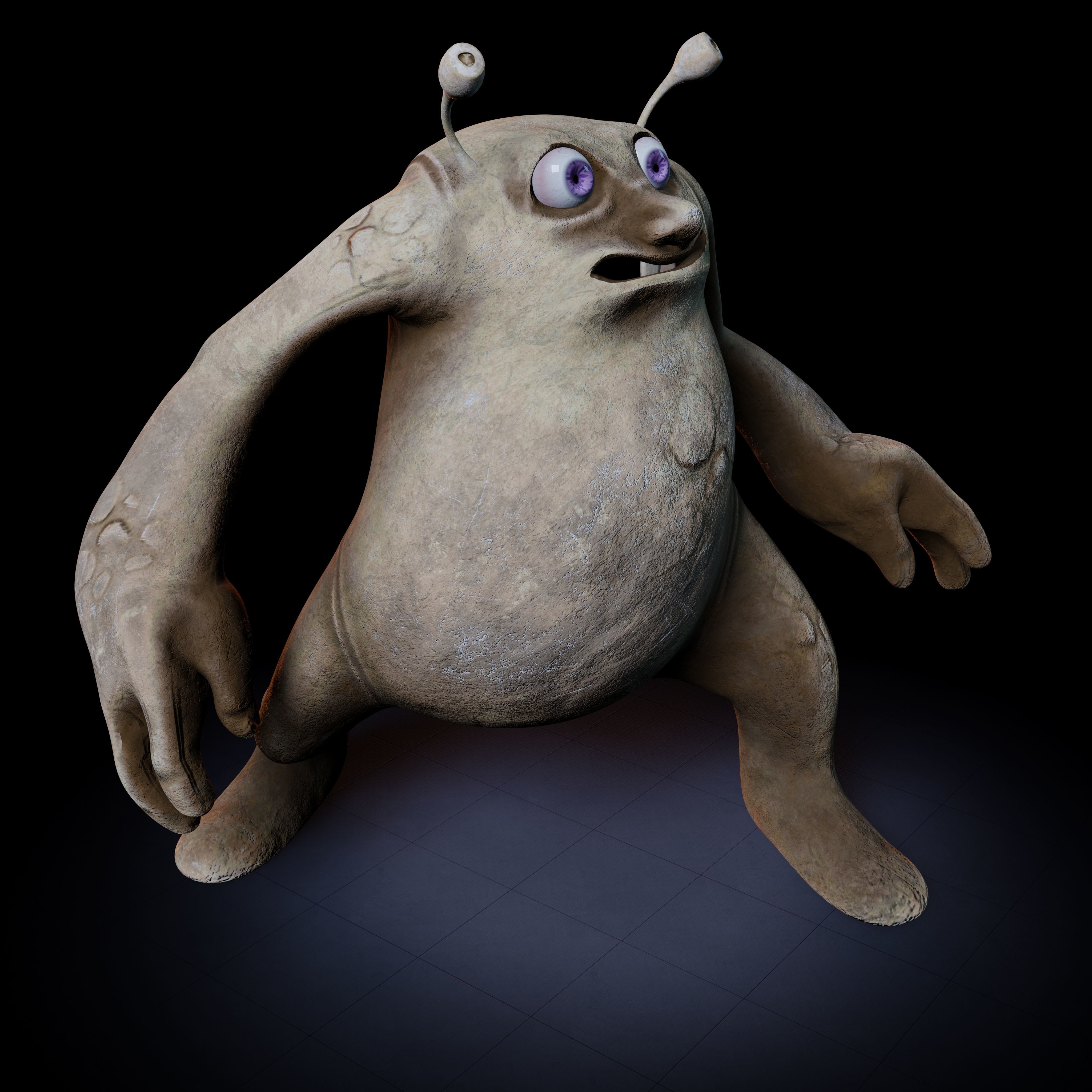 Rodolfo Creature Rigged PBR Low-poly 3D model_36