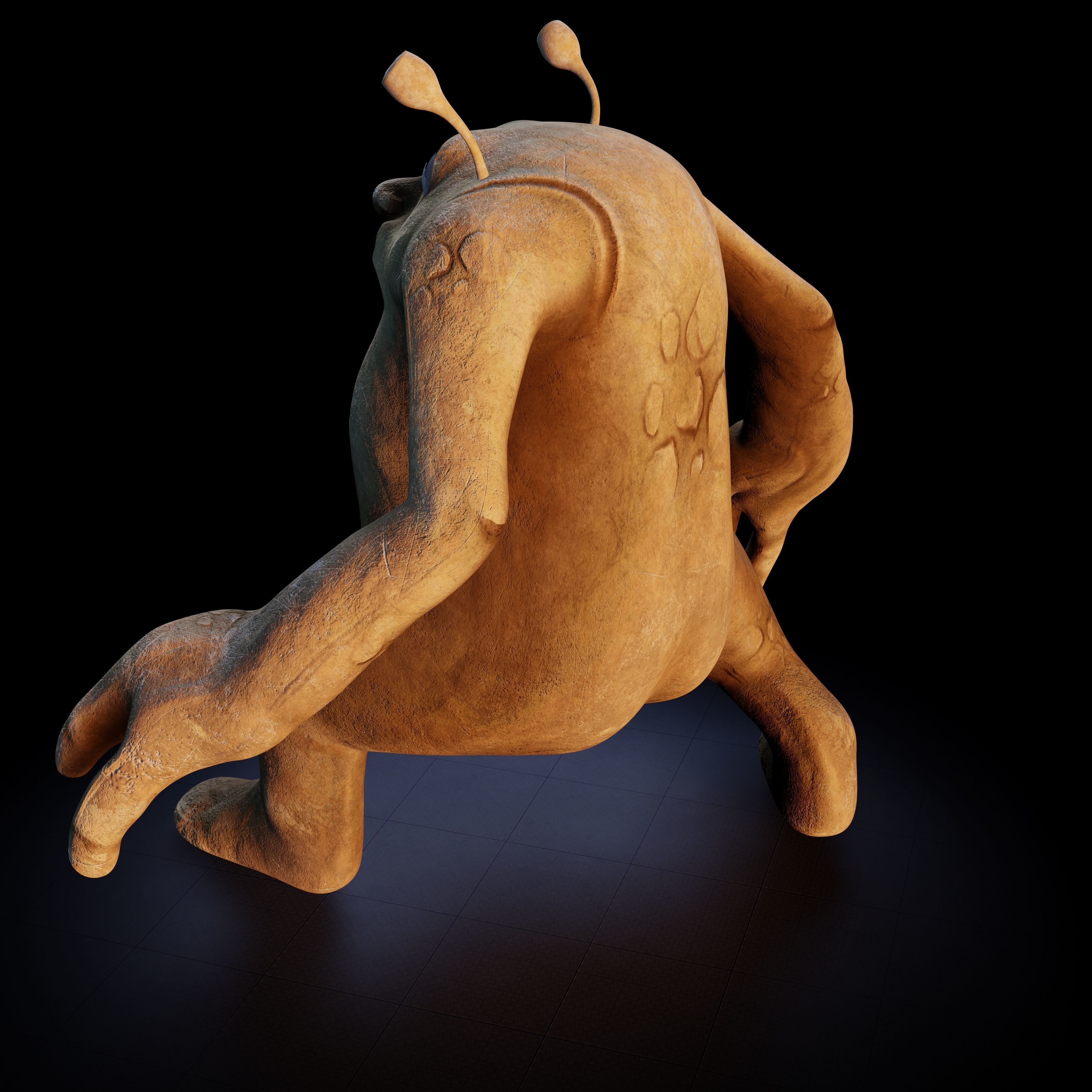 Rodolfo Creature Rigged PBR Low-poly 3D model_22