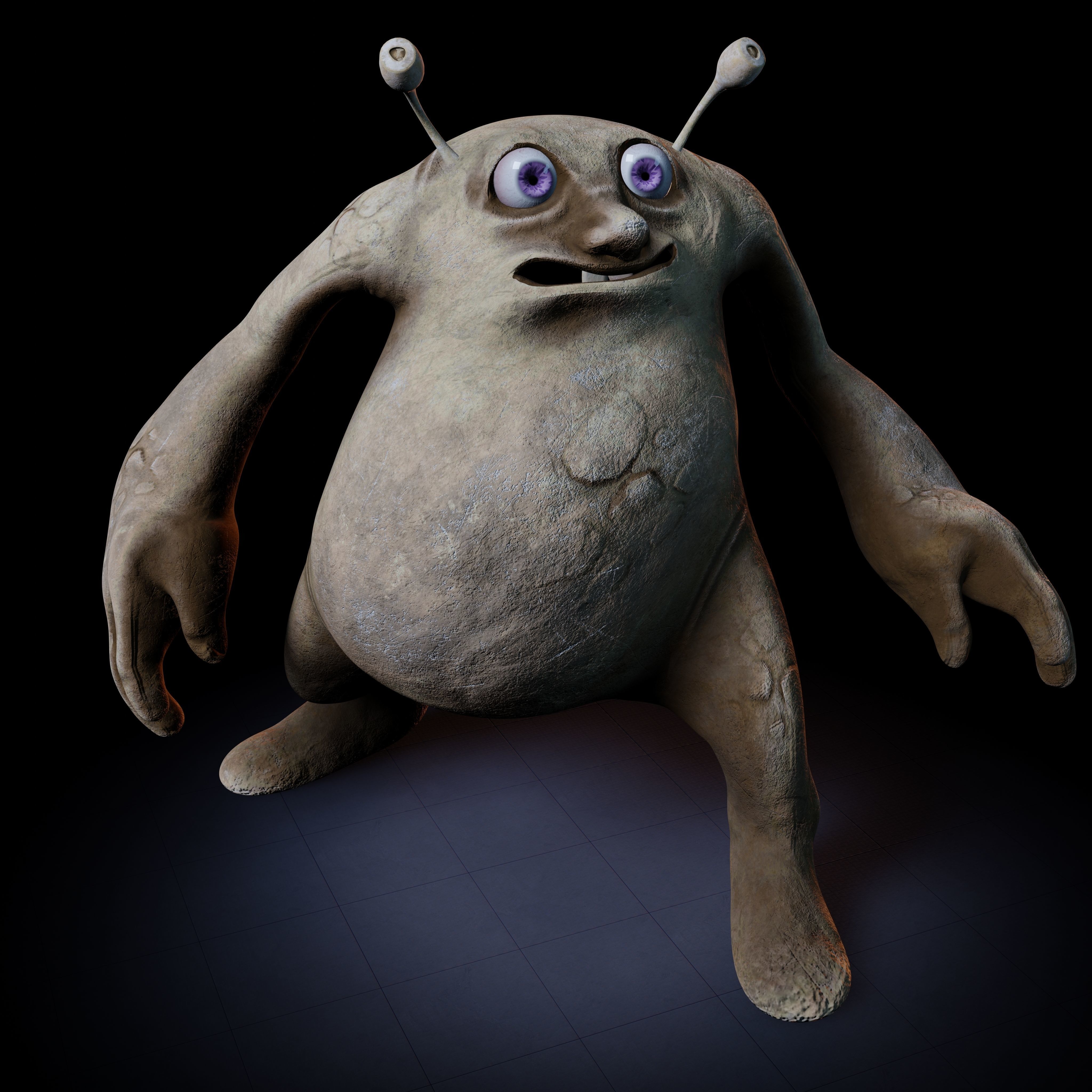 Rodolfo Creature Rigged PBR Low-poly 3D model_39