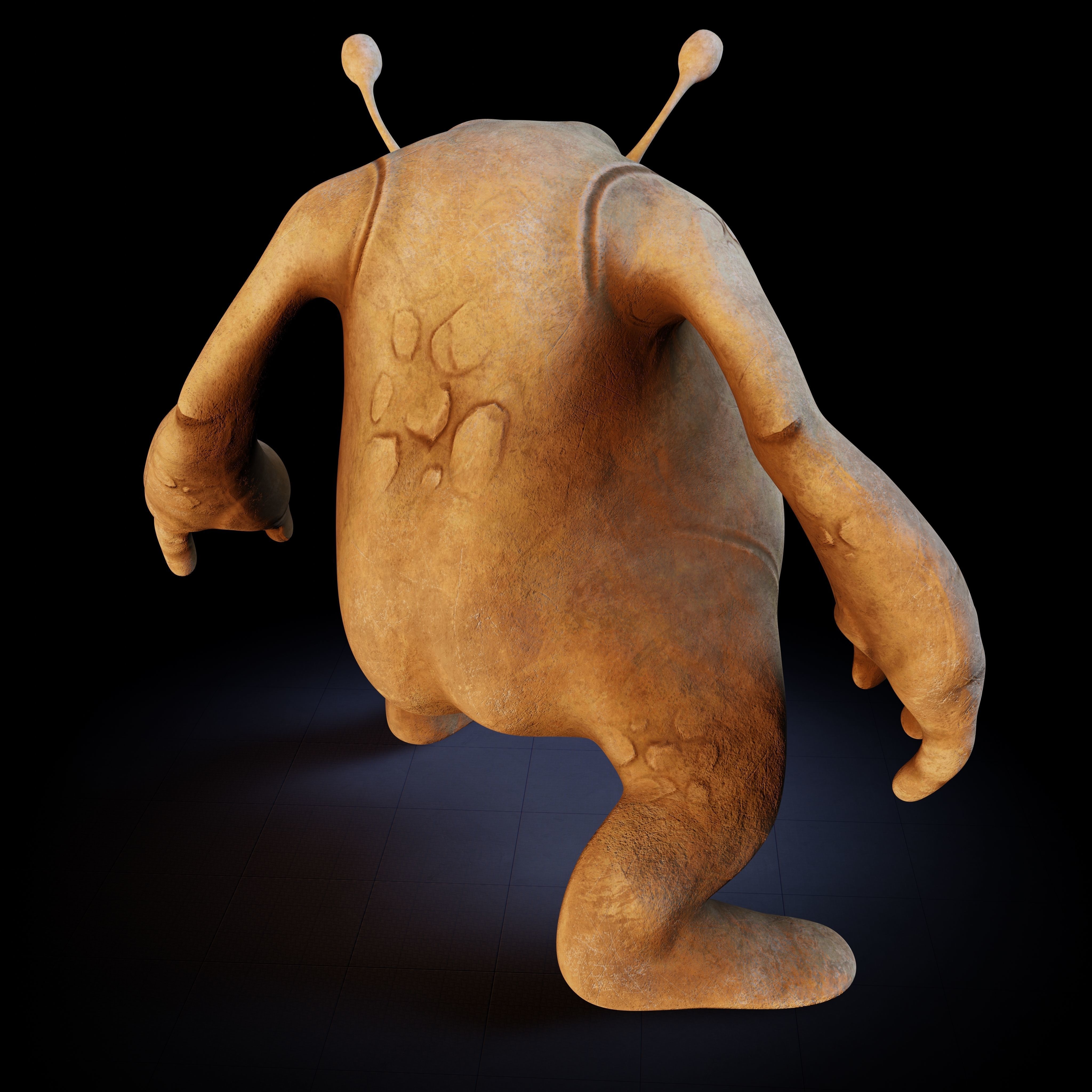 Rodolfo Creature Rigged PBR Low-poly 3D model_27