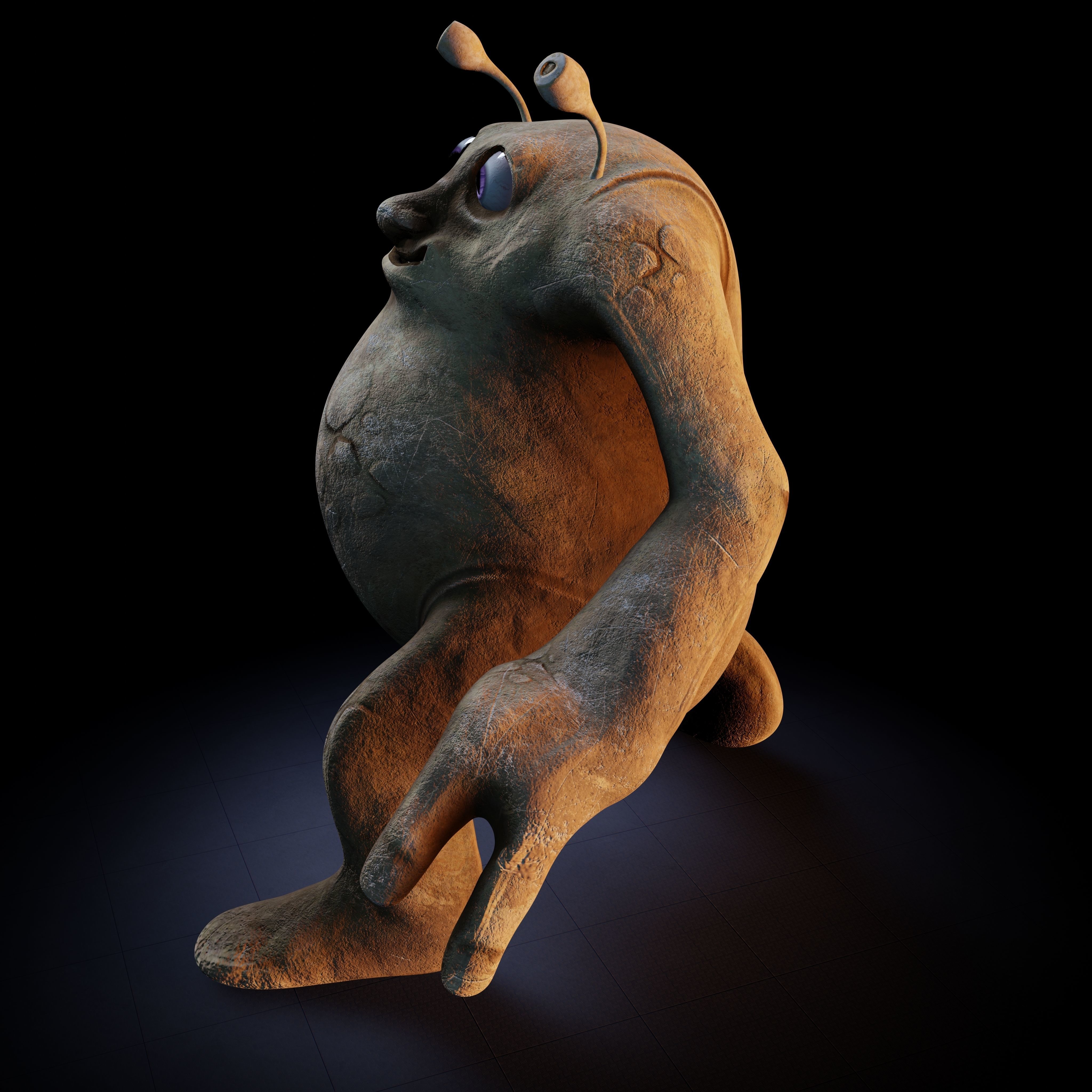 Rodolfo Creature Rigged PBR Low-poly 3D model_19