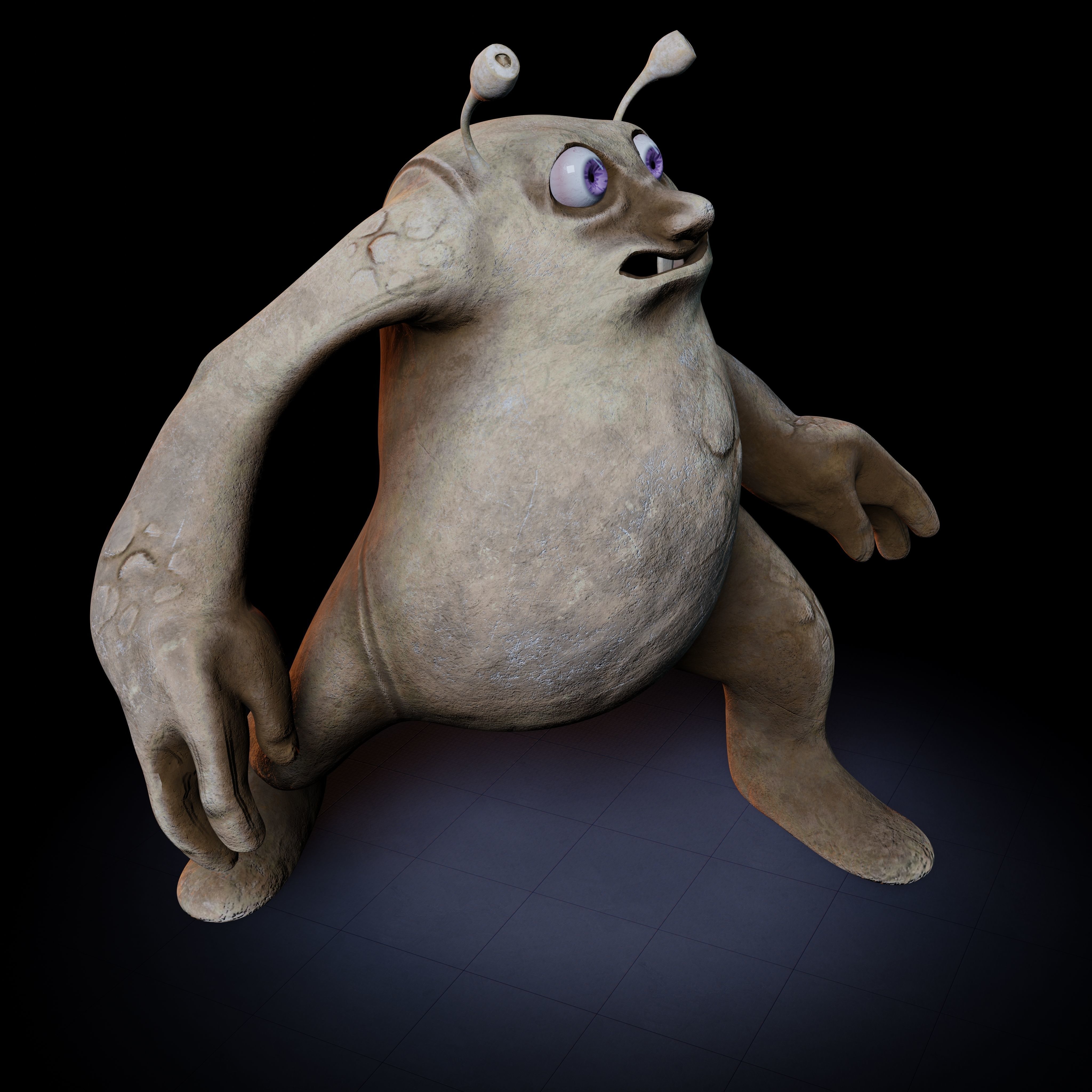 Rodolfo Creature Rigged PBR Low-poly 3D model_35