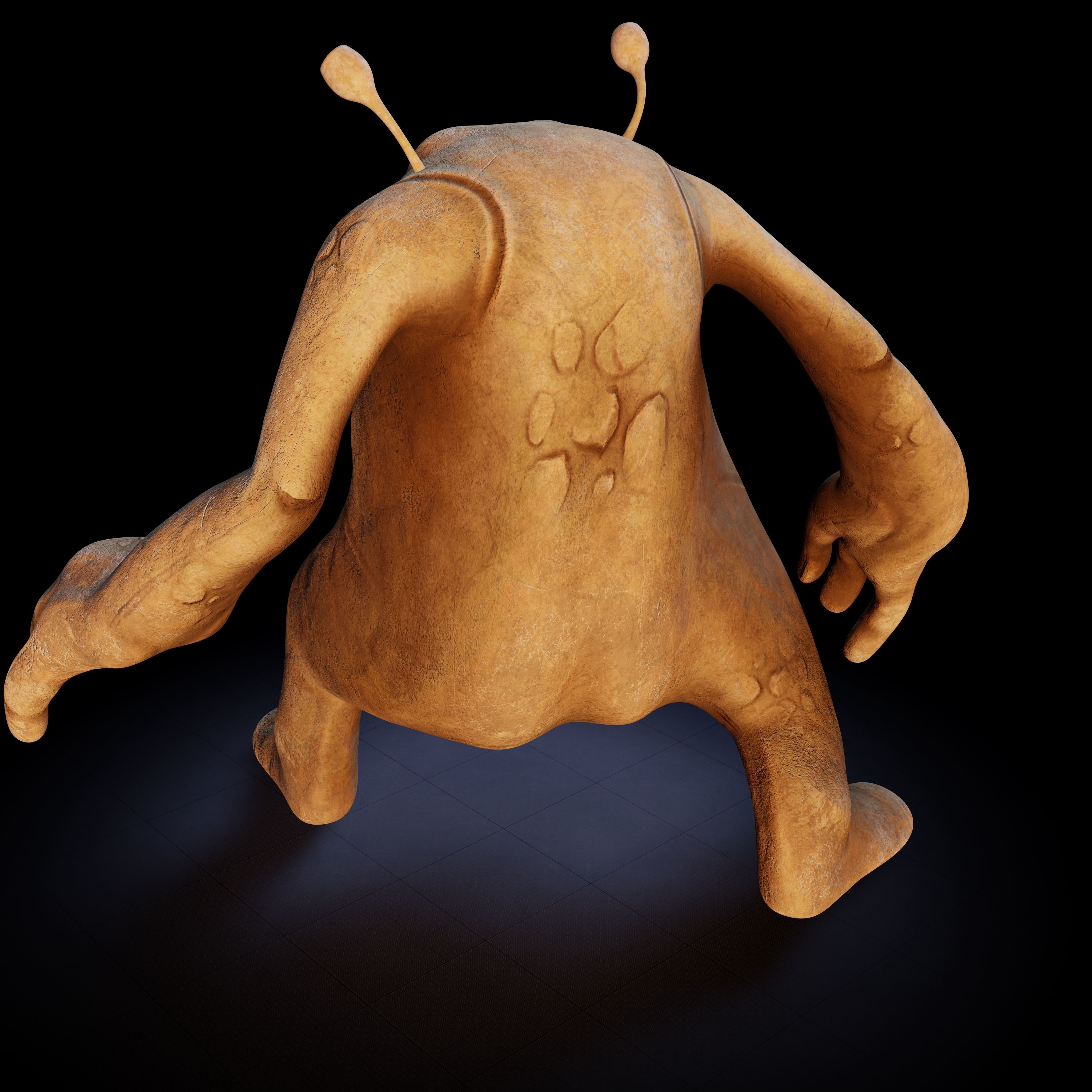 Rodolfo Creature Rigged PBR Low-poly 3D model_24