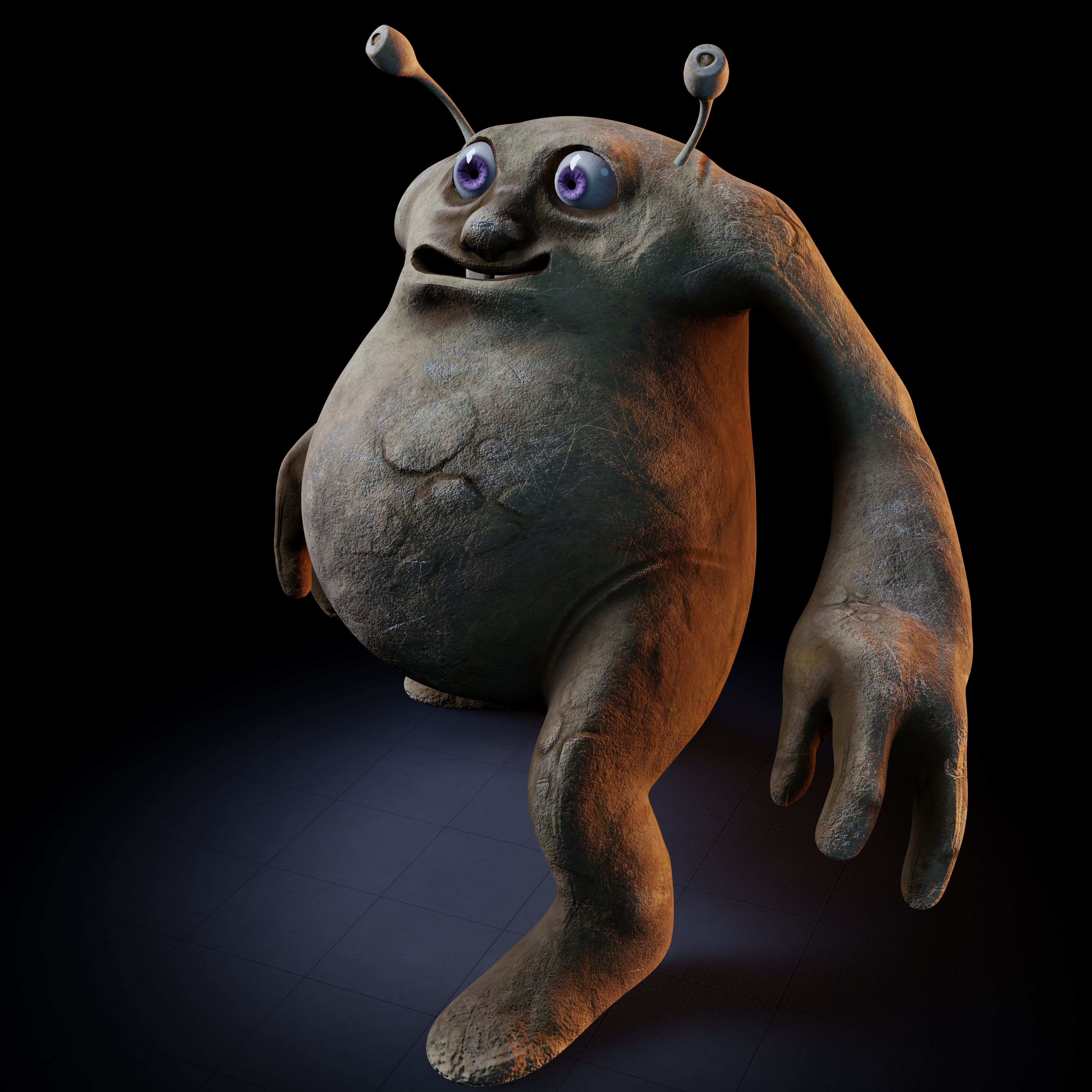Rodolfo Creature Rigged PBR Low-poly 3D model_15