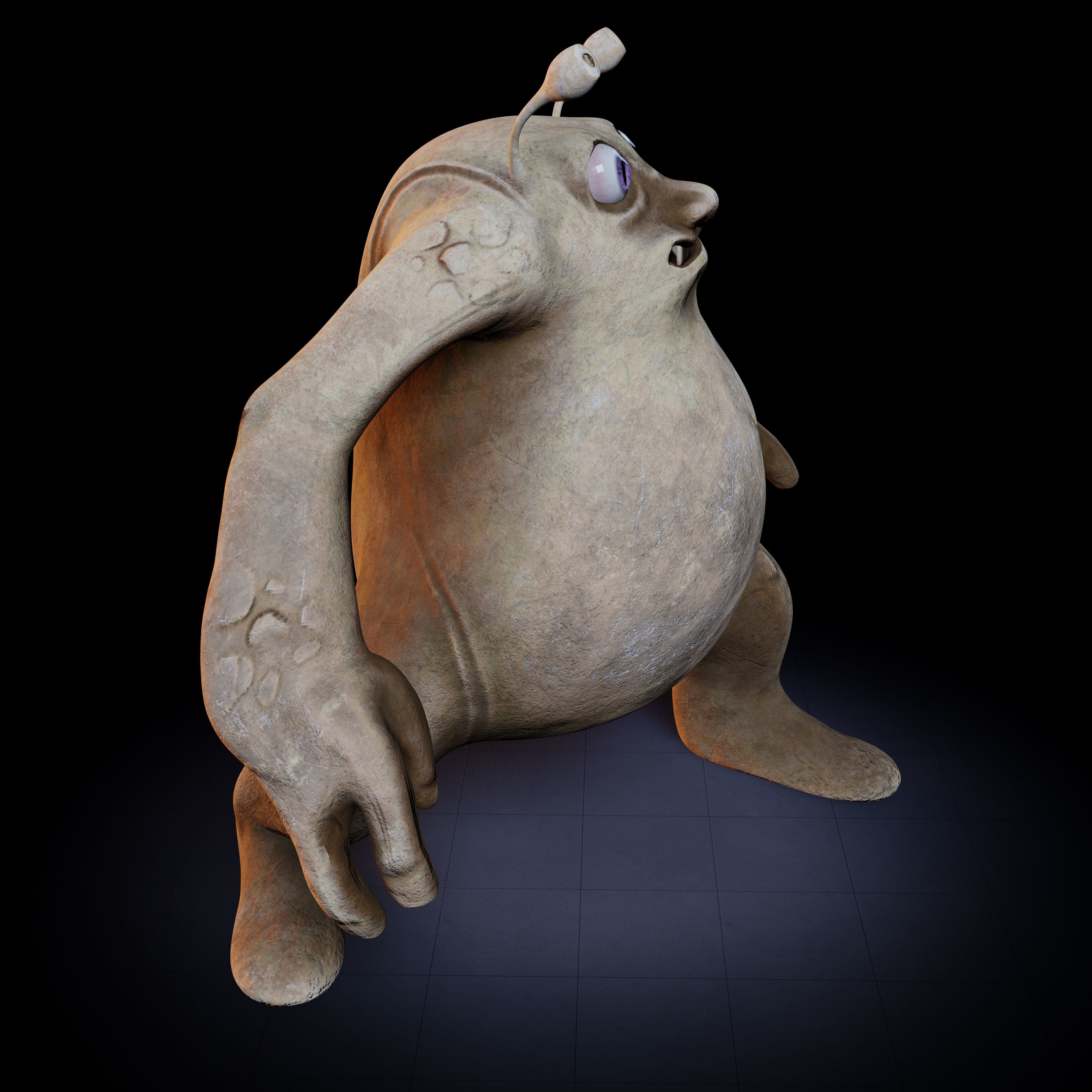 Rodolfo Creature Rigged PBR Low-poly 3D model_33