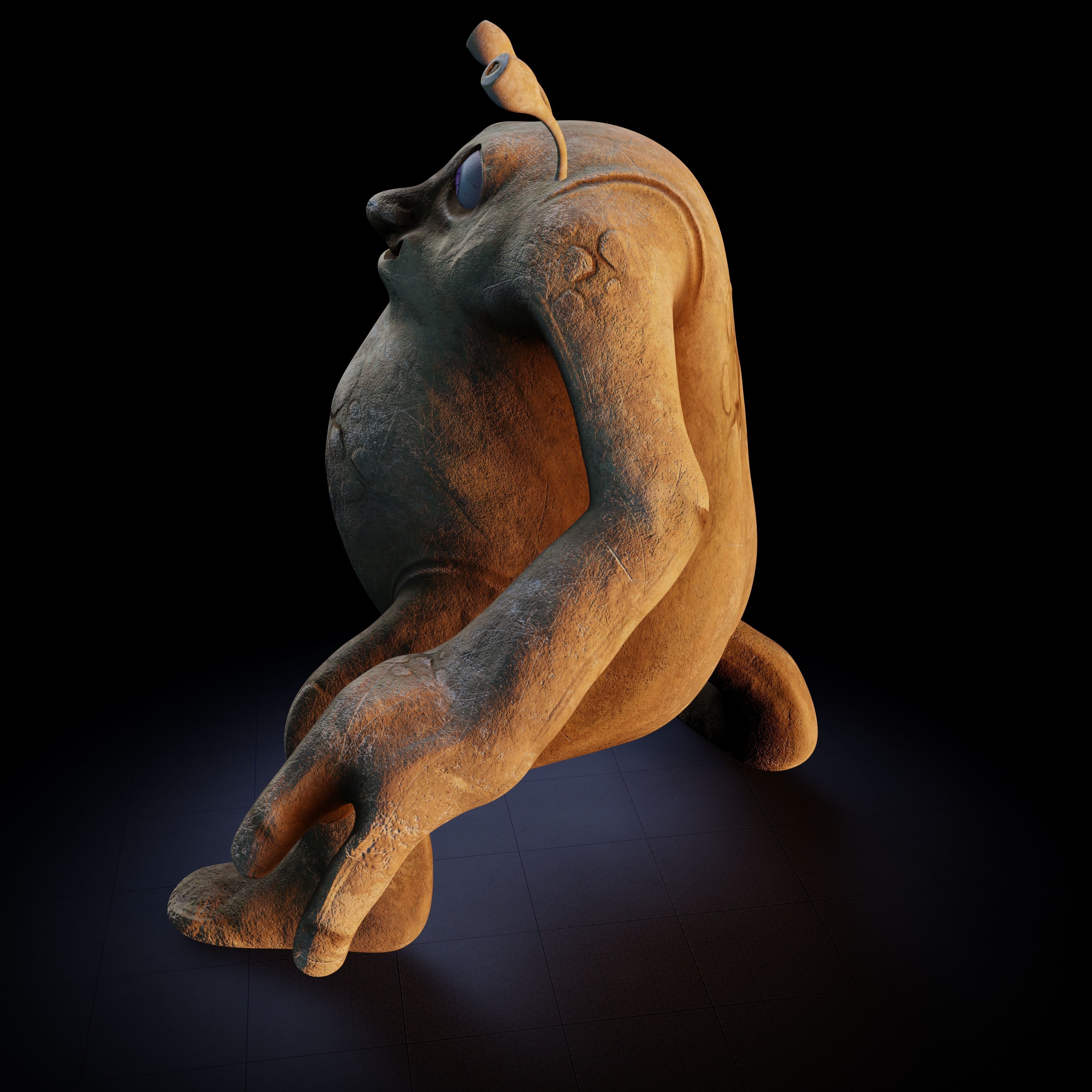 Rodolfo Creature Rigged PBR Low-poly 3D model_20