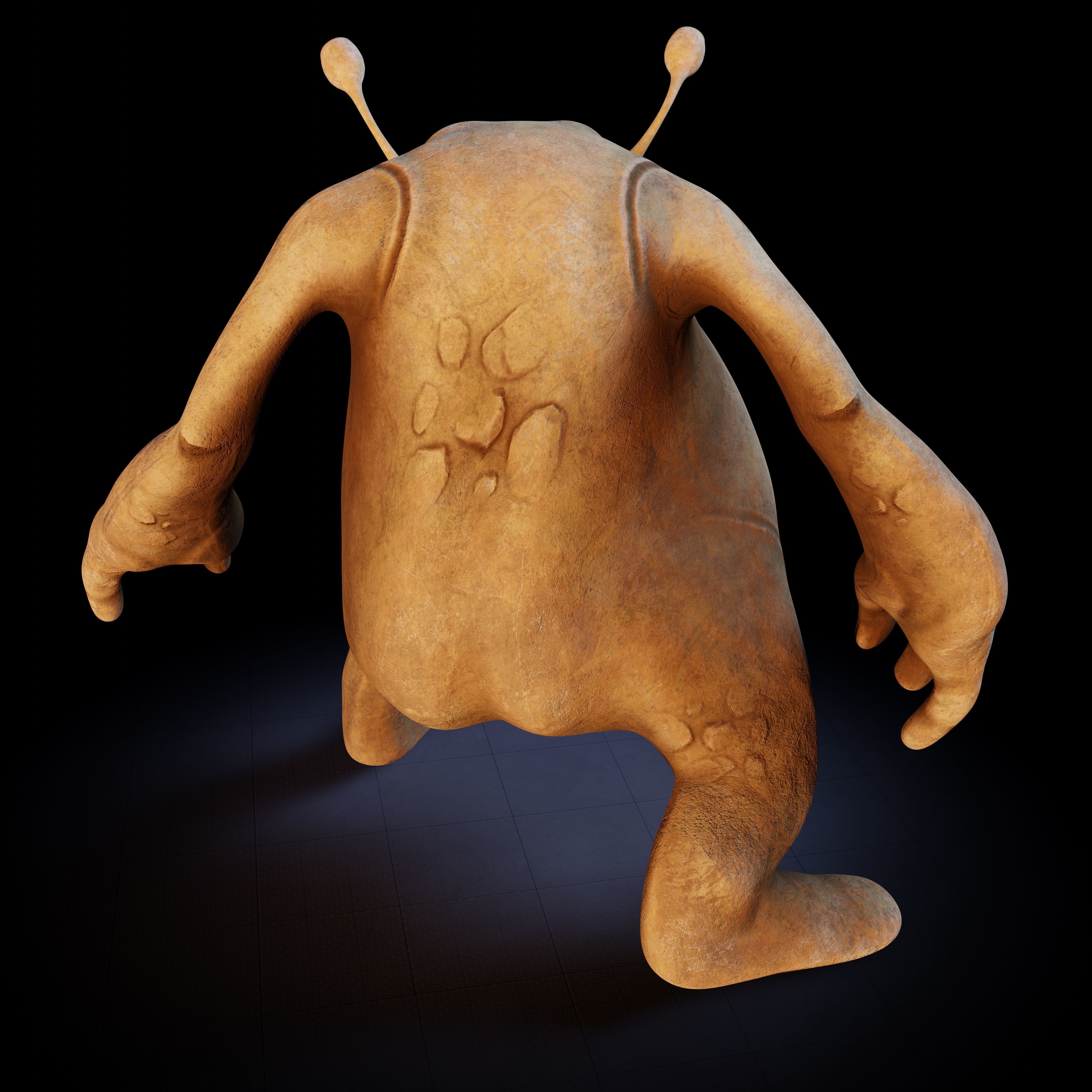 Rodolfo Creature Rigged PBR Low-poly 3D model_26